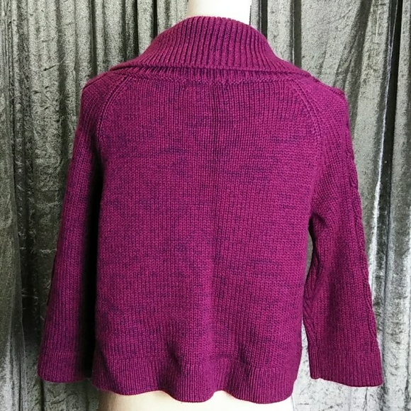 New York & Company Magenta Sweater - Picture 4 of 6